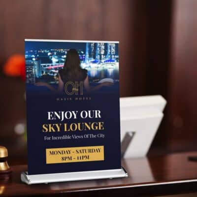 Desktop Pull-Up Banners